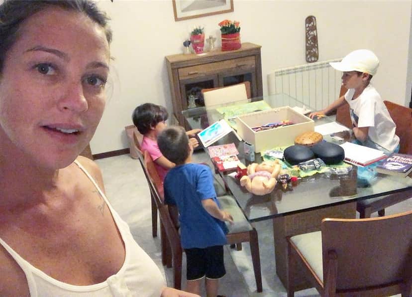 Luana Piovani, Liz, Dom e Bem (Foto: Reprodução/Instagram) Luana Piovani, Liz, Dom e Bem (Foto: Reprodução/Instagram)