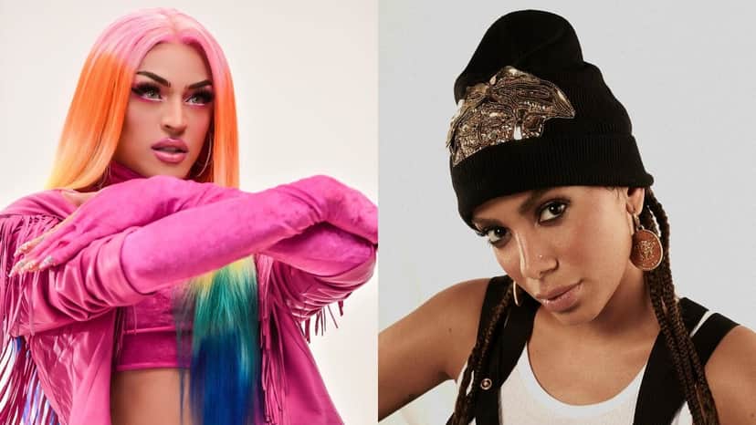Pabllo Vittar e Anitta (Foto: Reprodução/Instagram) Pabllo Vittar e Anitta (Foto: Reprodução/Instagram)