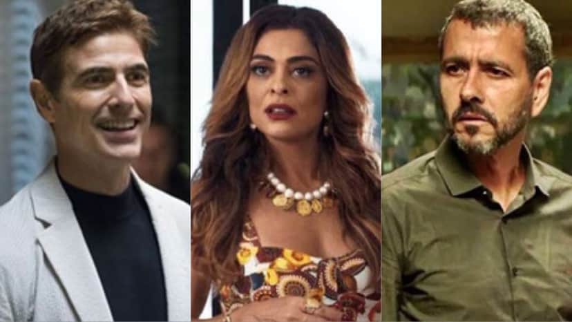 Régis irá se apaixonar por Maria da Paz e não assinará o divórcio preparado por Amadeu (Montagem: TV Foco) Régis irá se apaixonar por Maria da Paz e não assinará o divórcio preparado por Amadeu (Montagem: TV Foco)