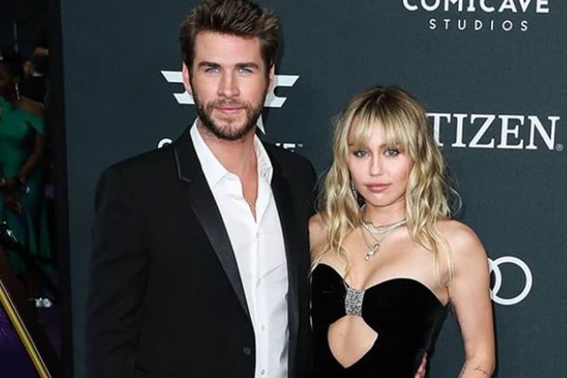 Miley Cyrus e Liam Hemsworth (Foto: Reprodução) Miley Cyrus e Liam Hemsworth (Foto: Reprodução)