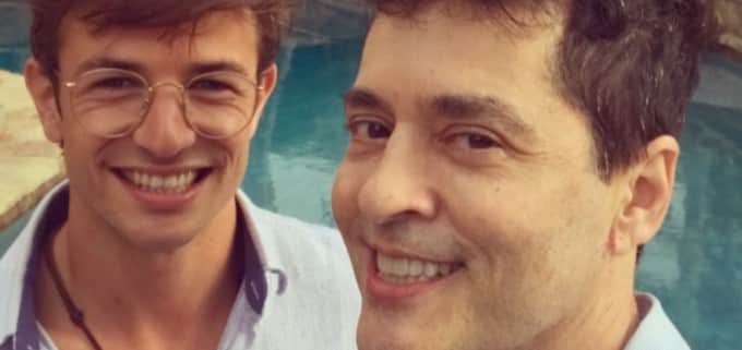 Tiago Santiago e o Marido Davi Stepurski. Foto: Reprodução Tiago Santiago e o Marido Davi Stepurski. Foto: Reprodução