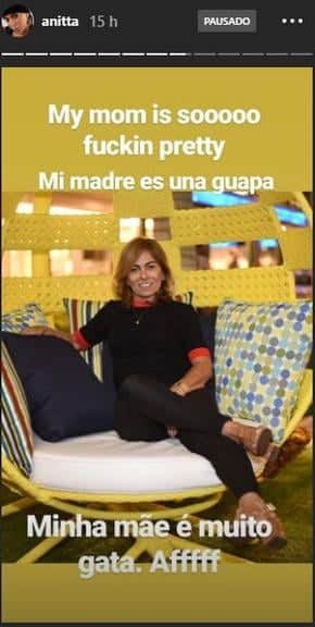 Anitta fez questão de enaltecer a beleza de sua mãe, Mirian Macedo (Foto: Reprodução/ Instagram) Anitta fez questão de enaltecer a beleza de sua mãe, Mirian Macedo (Foto: Reprodução/ Instagram)