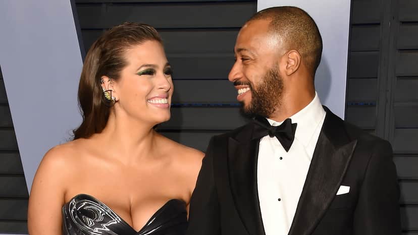 Modelo Ashley Graham e seu marido Justin Ervin (Foto: Reprodução) Modelo Ashley Graham e seu marido Justin Ervin (Foto: Reprodução)