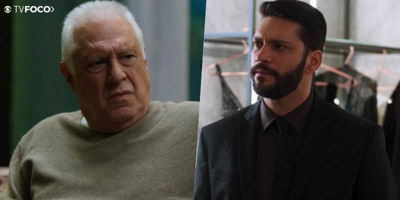 Alberto (Antonio Fagundes) vai colocar Diogo (Armando Babaioff) contra a parede em Bom Sucesso da Globo (Foto: Reprodução/Globo/Montagem/TV Foco) Alberto (Antonio Fagundes) vai colocar Diogo (Armando Babaioff) contra a parede em Bom Sucesso da Globo (Foto: Reprodução/Globo/Montagem/TV Foco)