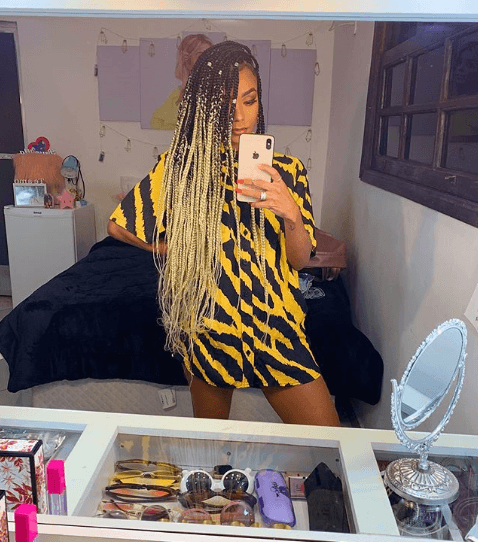 Novo cabelo da dançarina da Ludmilla Brunna Gonçalves (Foto: Reprodução/ Instagram) Novo cabelo da dançarina da Ludmilla Brunna Gonçalves (Foto: Reprodução/ Instagram)