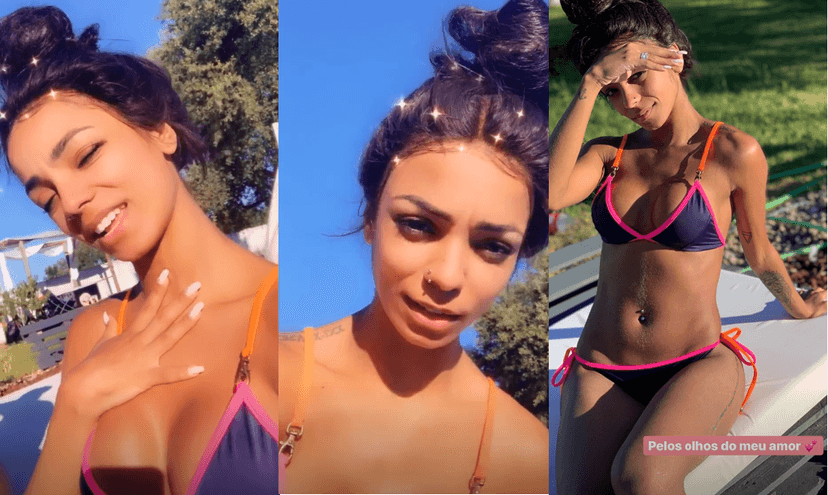Brunna Gonçalves surgiu morena nas redes sociais (Foto: Reprodução/ Instagram) Brunna Gonçalves surgiu morena nas redes sociais (Foto: Reprodução/ Instagram)