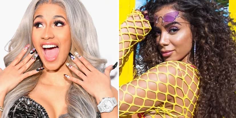 A cantora Anitta e a rapper Cardi B podem fazer parceria em breve (Foto: Reprodução)