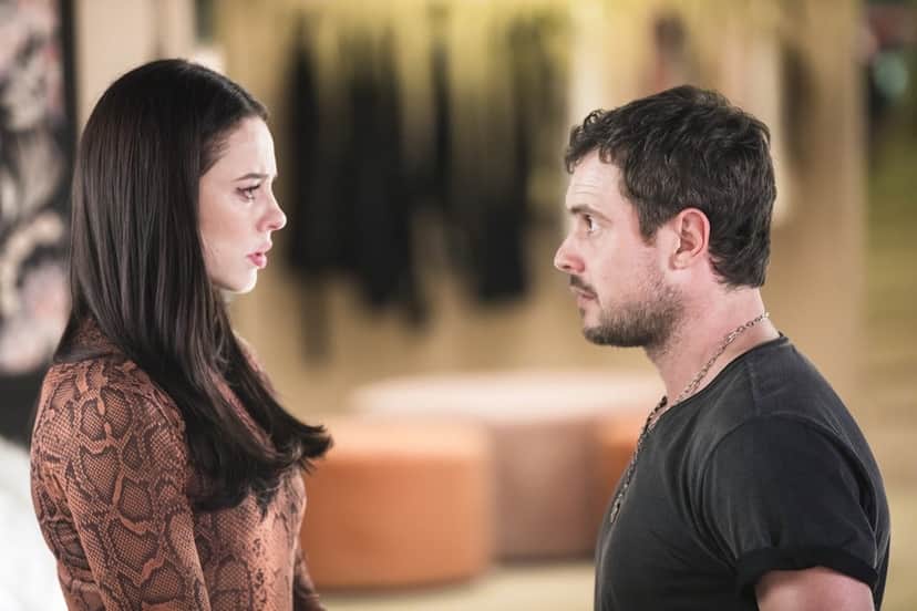 Vivi e Chiclete têm conversa definitiva em A Dona do Pedaço (Foto: Divulgação) Vivi e Chiclete têm conversa definitiva em A Dona do Pedaço (Foto: Divulgação)