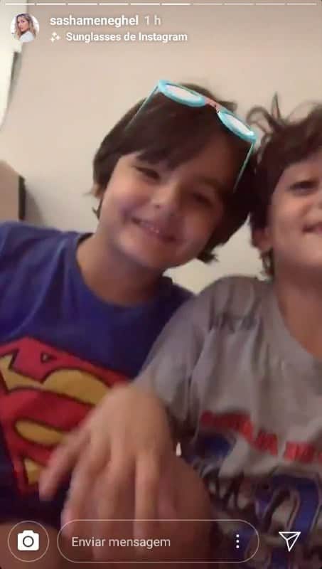Sasha Meneghel se divertiu na companhia dos irmãos (Foto: Reprodução/ Instagram) Sasha Meneghel se divertiu na companhia dos irmãos (Foto: Reprodução/ Instagram)