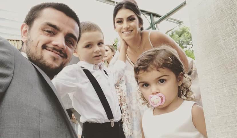 Felipe Simas e sua família Felipe Simas e sua família