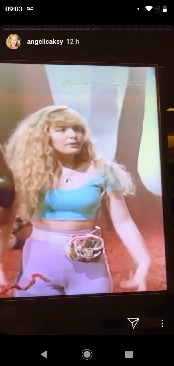 Angélica quando atuou no filme Trapalhões Angélica quando atuou no filme Trapalhões