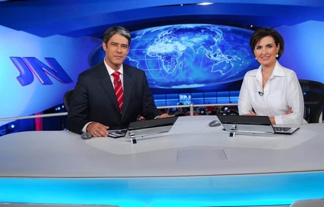 William Bonner e Fátima Bernardes no Jornal Nacional (Foto: Globo/João Miguel Júnior) William Bonner e Fátima Bernardes no Jornal Nacional (Foto: Globo/João Miguel Júnior)