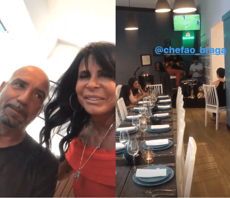 Gretchen e o marido Carlos (Foto: Reprodução/ Instagram) Gretchen e o marido Carlos (Foto: Reprodução/ Instagram)