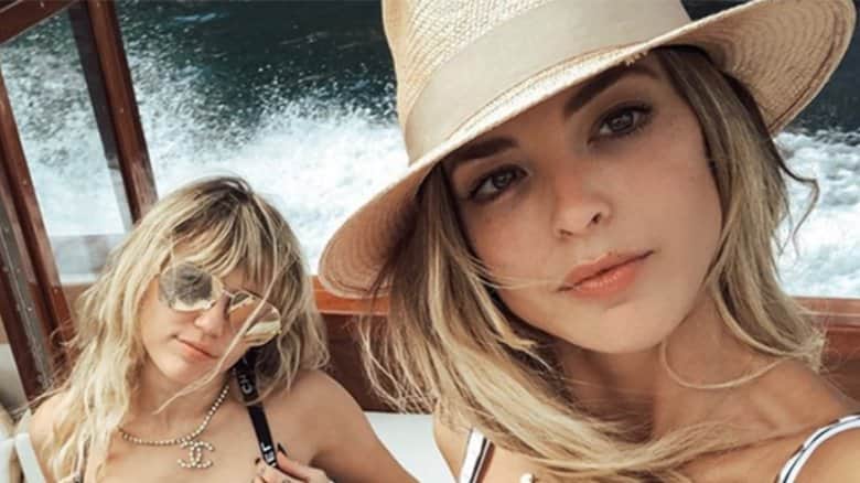 Miley Cyrus e Kaitlynn Carter (Foto: Reprodução) Miley Cyrus e Kaitlynn Carter (Foto: Reprodução)
