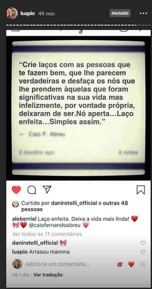 Luana Piovani manda suposta indireta para Anitta e Pedro Scooby. Foto: Reprodução/Instagram Luana Piovani manda suposta indireta para Anitta e Pedro Scooby. Foto: Reprodução/Instagram