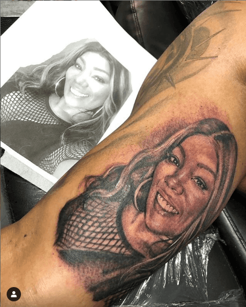 Tatuagem de Silvana Oliveira no braço de Renato (Foto: Reprodução/ Instagram) Tatuagem de Silvana Oliveira no braço de Renato (Foto: Reprodução/ Instagram)