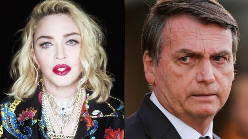 Madonna crítica o presidente Bolsonaro pelas queimadas na Amazônia (Foto: Reprodução) Madonna crítica o presidente Bolsonaro pelas queimadas na Amazônia (Foto: Reprodução)