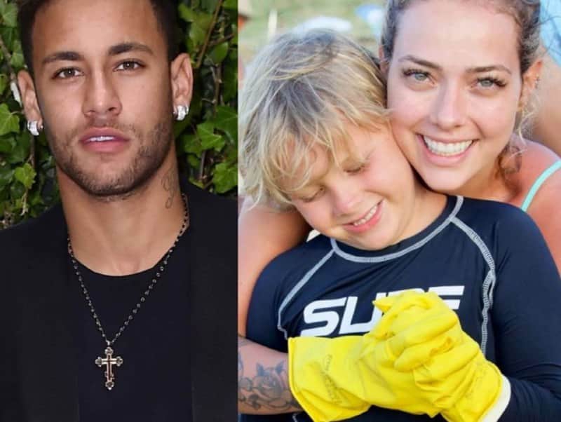 A ex-namorada do jogador Neymar, Carol Dantos publica foto polêmica de filho, Davi e causa espanto (Foto: Reprodução/ Montagem) A ex-namorada do jogador Neymar, Carol Dantos publica foto polêmica de filho, Davi e causa espanto (Foto: Reprodução/ Montagem)