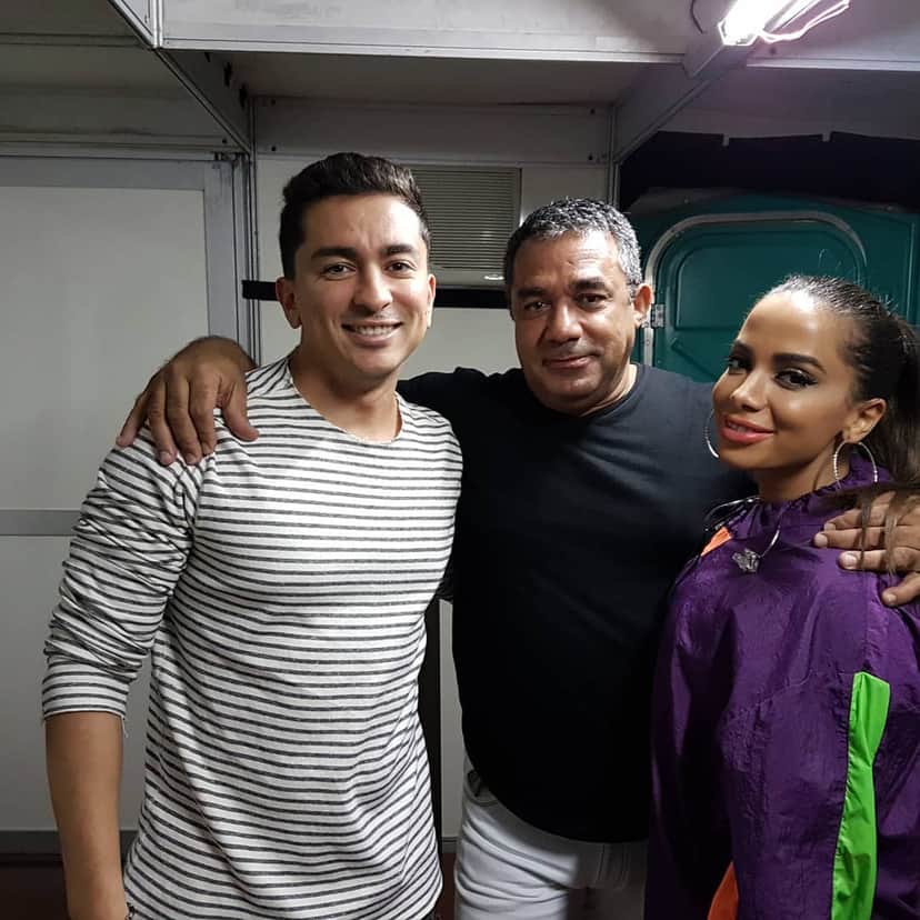 Mauro Machado com os filho, Renan e Anitta Mauro Machado com os filho, Renan e Anitta