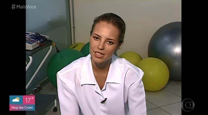 Paolla Oliveira era fisioterapeuta antes de se tornar atriz (Foto: Reprodução/Globo) Paolla Oliveira era fisioterapeuta antes de se tornar atriz (Foto: Reprodução/Globo)