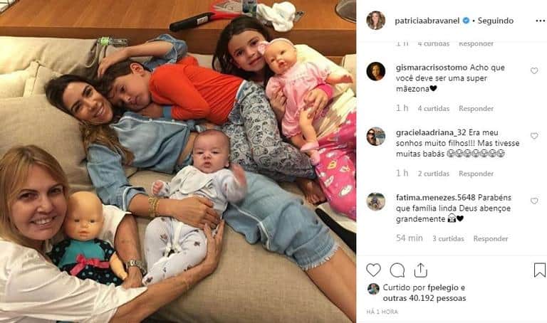 Foto compartilhada no Instagram de Patrícia Abravanel. Foto: Reprodução/Instagram Foto compartilhada no Instagram de Patrícia Abravanel. Foto: Reprodução/Instagram