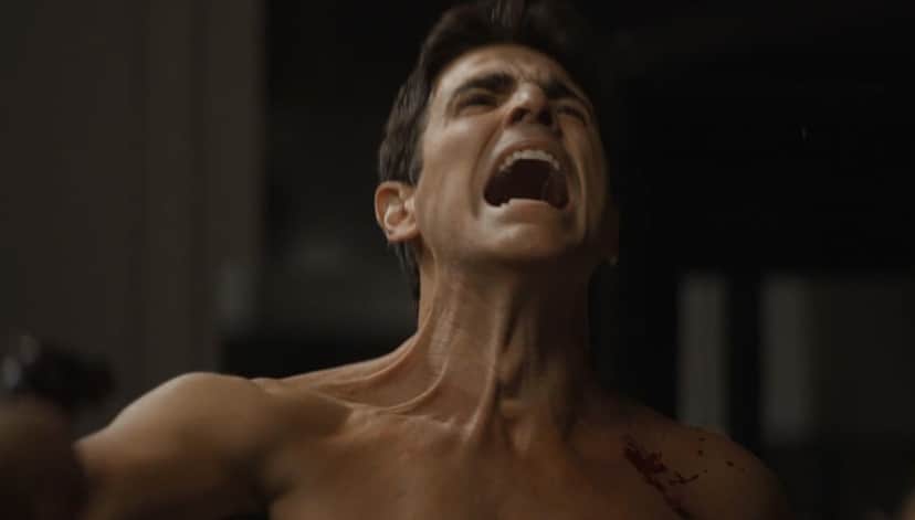 Gianecchini) leva um tiro de Maria da Paz (Juliana Paes em A Dona do Pedaço) — Foto: TV Globo Gianecchini) leva um tiro de Maria da Paz (Juliana Paes em A Dona do Pedaço) — Foto: TV Globo