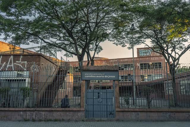 Escola usada como locação para a série Segunda Chamada, (Mauricio Fidalgo/ Globo) Escola usada como locação para a série Segunda Chamada, (Mauricio Fidalgo/ Globo)