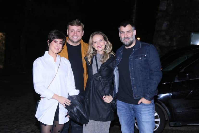 Fernanda Rodrigues, Fernanda Paes Leme, Luciano Huck Fernanda Rodrigues, Fernanda Paes Leme, Luciano Huck