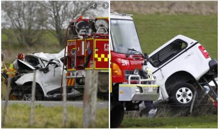 Acidente de carro sofrido pelo comentarista esportivo Danny Frawley (Foto: Montagem) Acidente de carro sofrido pelo comentarista esportivo Danny Frawley (Foto: Montagem)