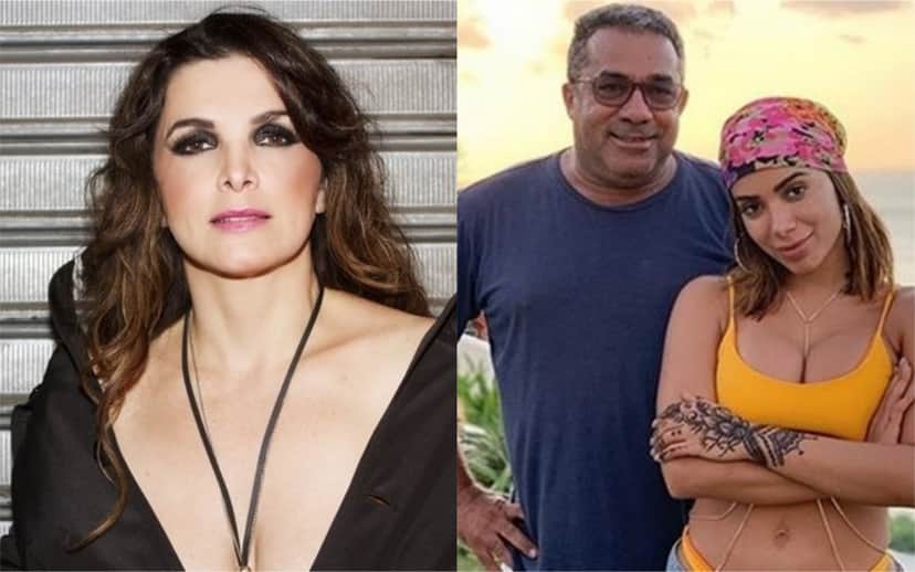 Luiza Ambiel e Mauro Machado, pai da cantora Anitta (Foto: Divulgação / TV Foco) Luiza Ambiel e Mauro Machado, pai da cantora Anitta (Foto: Divulgação / TV Foco)