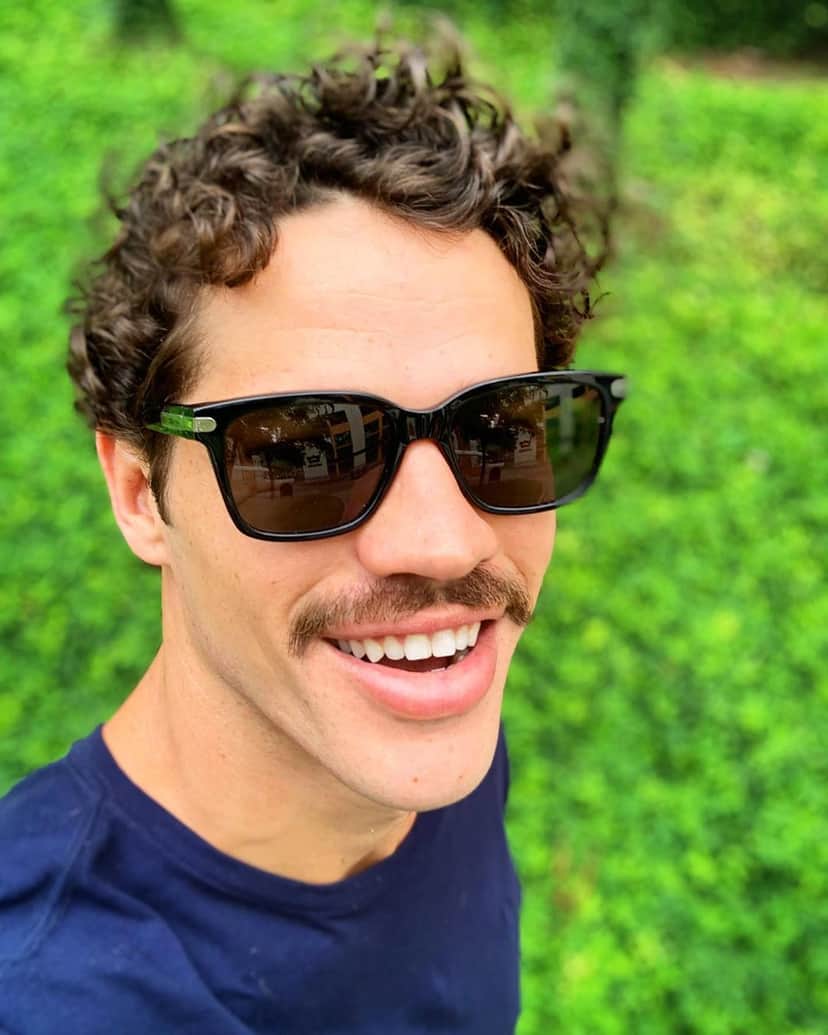 José Loreto bigode (Foto: Reprodução/Instagram) José Loreto bigode (Foto: Reprodução/Instagram)