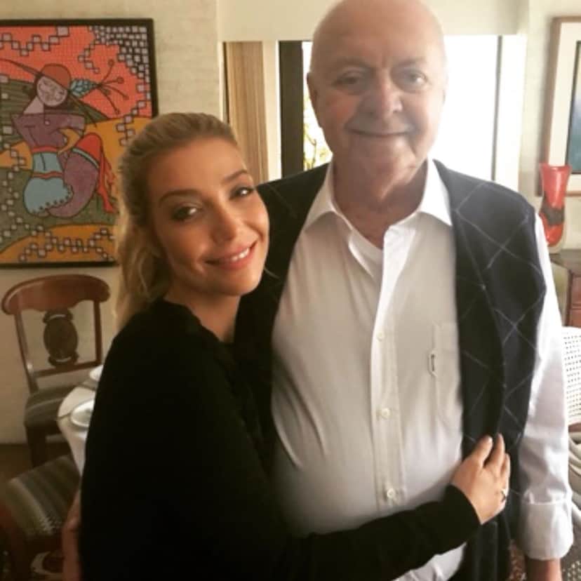 Luiza Possi e seu avô, Tibério César Gadelha (Foto: Reprodução/Instagram) Luiza Possi e seu avô, Tibério César Gadelha (Foto: Reprodução/Instagram)