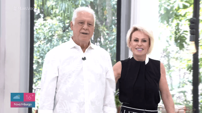 Antonio Fagundes esteve no Mais Você e Ana Maria Braga se preveniu para não reviver mico com Taís Araújo (Foto: Reprodução/Globo) Antonio Fagundes esteve no Mais Você e Ana Maria Braga se preveniu para não reviver mico com Taís Araújo (Foto: Reprodução/Globo)