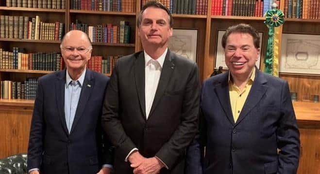 Edir Macedo, Jair Bolsonaro e Silvio Santos (Foto: Divulgação/R7) Edir Macedo, Jair Bolsonaro e Silvio Santos (Foto: Divulgação/R7)