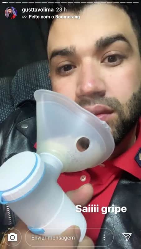Gusttavo Lima postou foto doente (Foto: Reprodução/ Instagram) Gusttavo Lima postou foto doente (Foto: Reprodução/ Instagram)