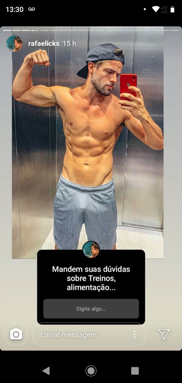 Rafael Licks, do BBB, postou foto sem cueca e deixou parte íntima amostra (Foto: Reprodução/ Instagram) Rafael Licks, do BBB, postou foto sem cueca e deixou parte íntima amostra (Foto: Reprodução/ Instagram)