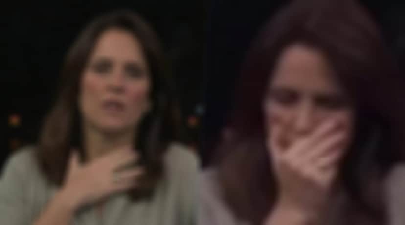 A âncora da Globo, Ana Luíza Guimarães do RJTV não conseguiu segurara a emoção nesta terça-feira (Foto: Montagem TV Foco) A âncora da Globo, Ana Luíza Guimarães do RJTV não conseguiu segurara a emoção nesta terça-feira (Foto: Montagem TV Foco)