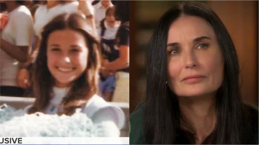 Demi Moore quando era mais nova (Foto: Reprodução) Demi Moore quando era mais nova (Foto: Reprodução)