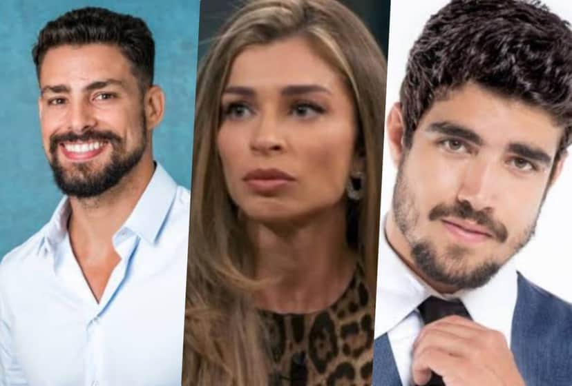 Grazi Massafera está com Caio Castro e Cauã Reymond teria mandado indireta (Foto montagem) Grazi Massafera está com Caio Castro e Cauã Reymond teria mandado indireta (Foto montagem)