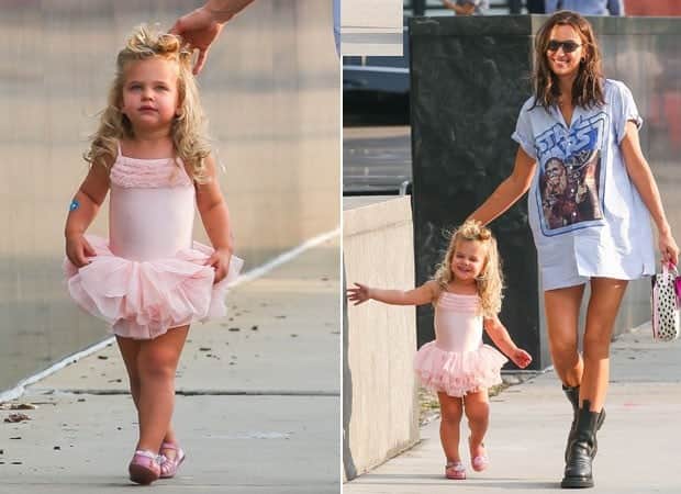 Lea, filha de Irina Shayk e Bradley Cooper (Foto: Backgrid) Lea, filha de Irina Shayk e Bradley Cooper (Foto: Backgrid)
