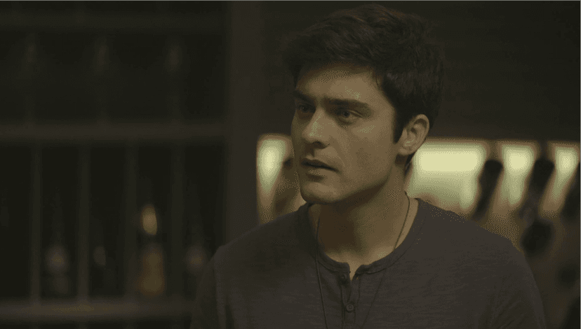 Leandro em cena da novela das 21h da Globo, A Dona do Pedaço (Foto: Reprodução) Leandro em cena da novela das 21h da Globo, A Dona do Pedaço (Foto: Reprodução)