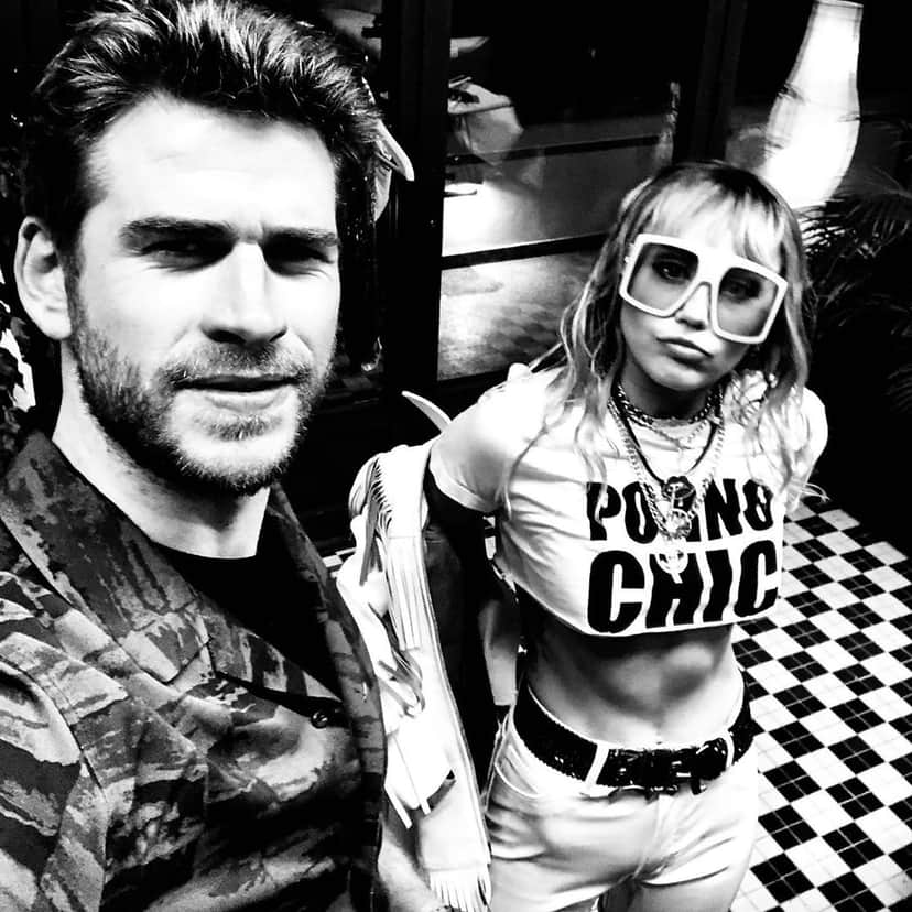 Liam Hemsworth e Miley Cyrus (Foto: Reprodução) Liam Hemsworth e Miley Cyrus (Foto: Reprodução)