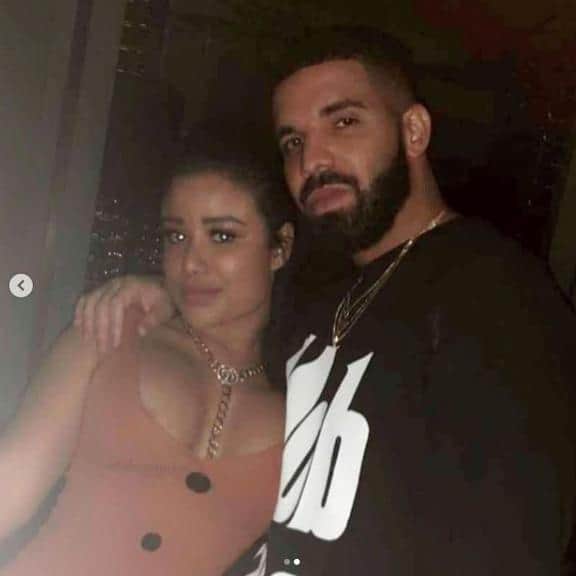 Foto de Marina Denículi com Drake (Foto: Reprodução) Foto de Marina Denículi com Drake (Foto: Reprodução)