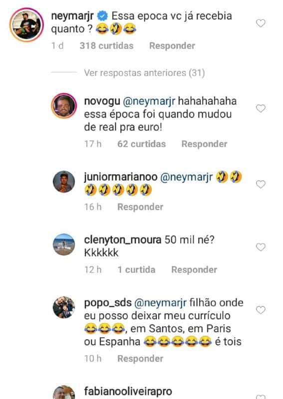 Neymar falou sobre a polêmica envolvendo o salário Neymar falou sobre a polêmica envolvendo o salário