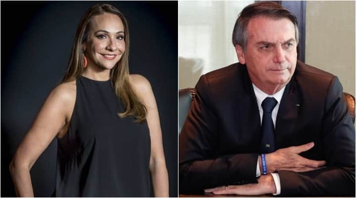 Maria Beltrão cometeu gafe ao se referir ao presidente Jair Bolsonaro. (Foto: Montagem/Divulgação) Maria Beltrão cometeu gafe ao se referir ao presidente Jair Bolsonaro. (Foto: Montagem/Divulgação)