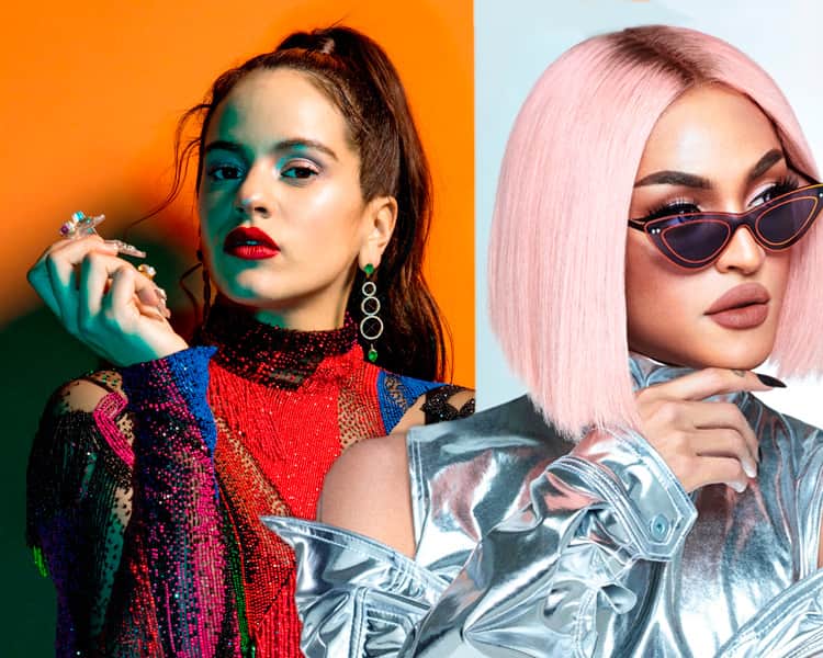 Pabllo Vittar e Rosalía (Foto: Reprodução) Pabllo Vittar e Rosalía (Foto: Reprodução)