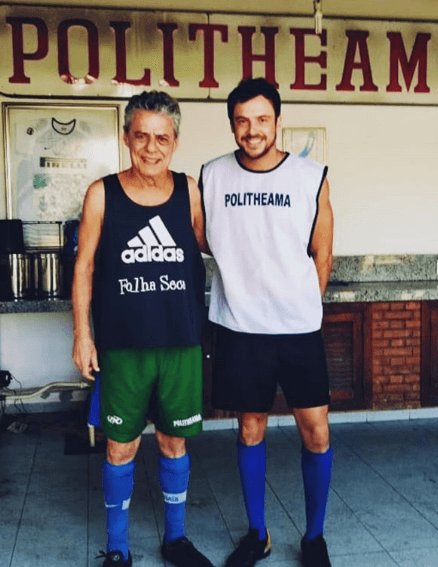 Chico Buarque e Sergio Guizé (Foto: Reprodução/ Instagram)