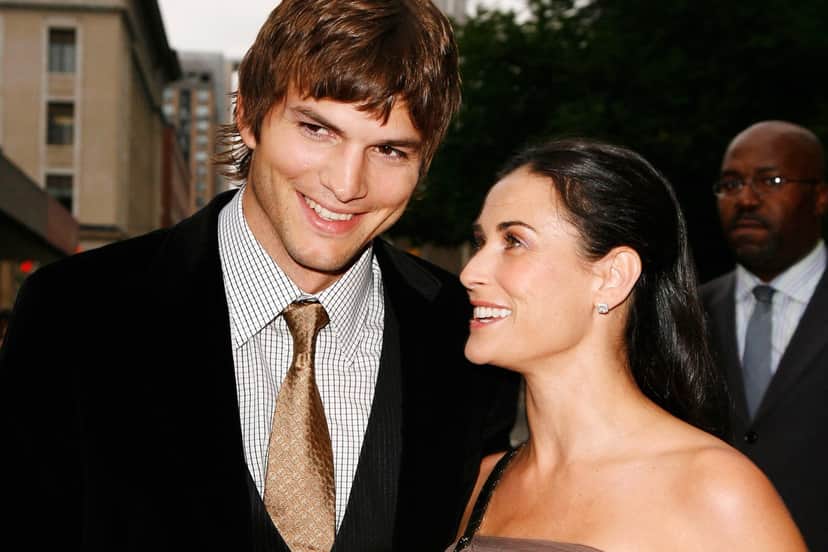 Ashton Kutcher e Demi Moore (Foto: Reprodução) Ashton Kutcher e Demi Moore (Foto: Reprodução)