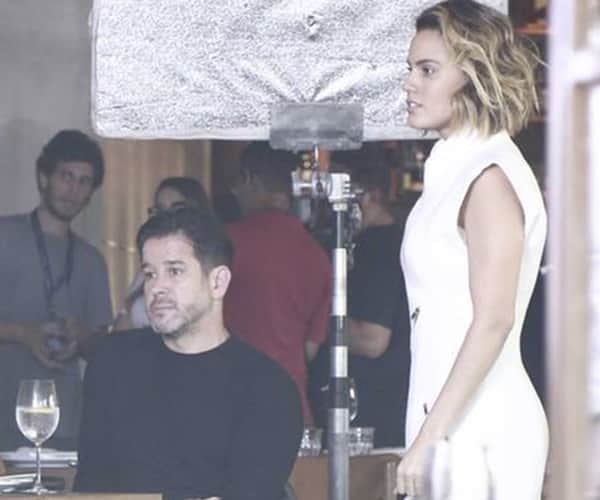 Murilo Benício e Letícia Lima em gravação da novela Amor de Mãe (Foto: Extra) Murilo Benício e Letícia Lima em gravação da novela Amor de Mãe (Foto: Extra)