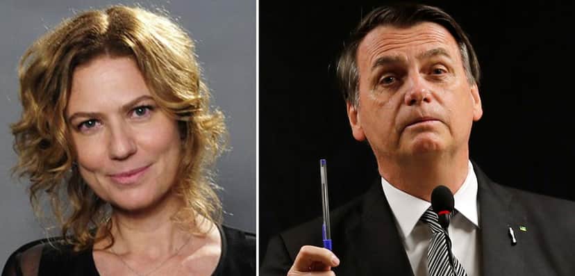Patrícia Pillar crítica Bolsonaro por ele tirar foto com uma criança segurando uma arma (Foto: Reprodução) Patrícia Pillar crítica Bolsonaro por ele tirar foto com uma criança segurando uma arma (Foto: Reprodução)